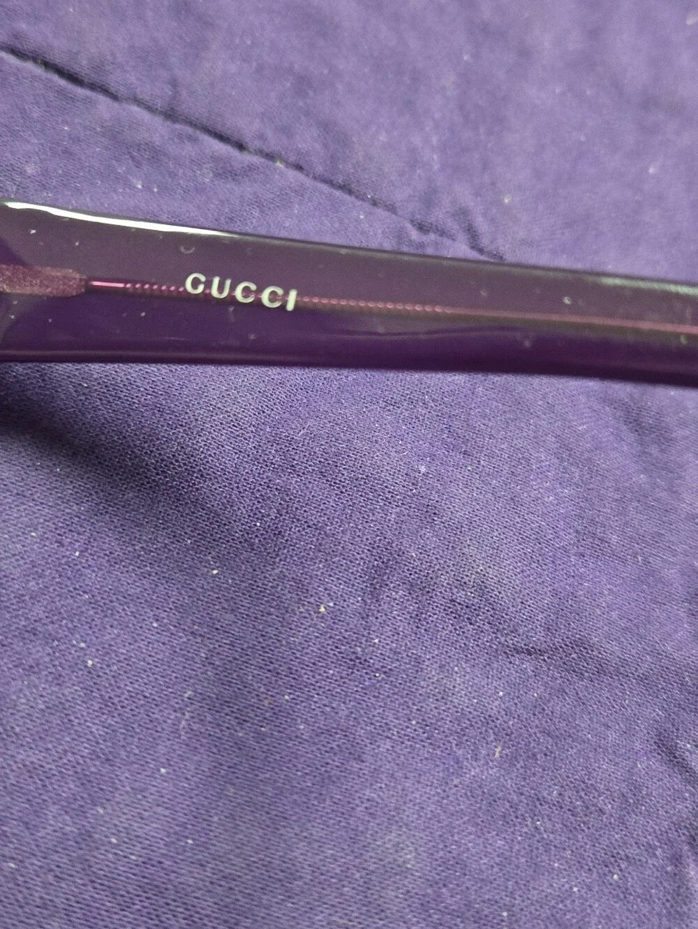 Gucci Purple Gradient Rimless Studded Sunglasses 1838F/S BLM46